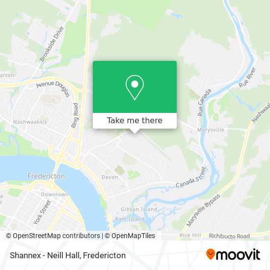 Shannex - Neill Hall map