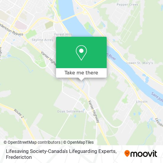 Lifesaving Society-Canada's Lifeguarding Experts map