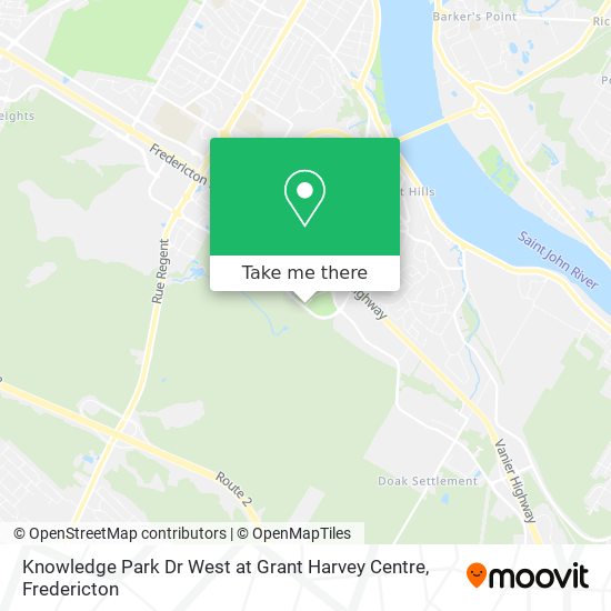 Knowledge Park Dr West at Grant Harvey Centre map