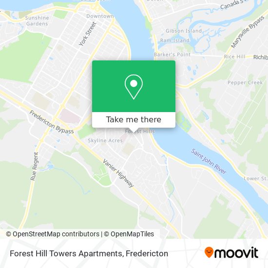 Forest Hill Towers Apartments map