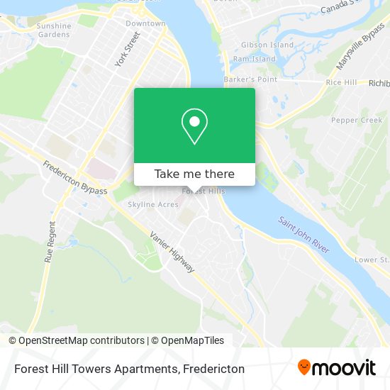 Forest Hill Towers Apartments map