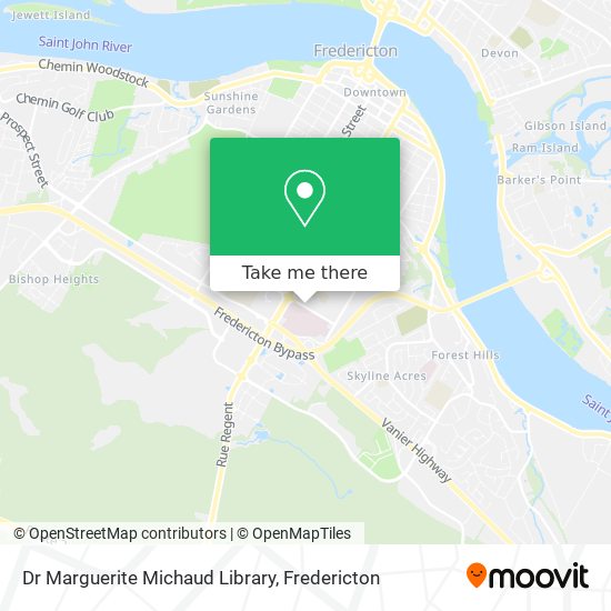 Dr Marguerite Michaud Library map