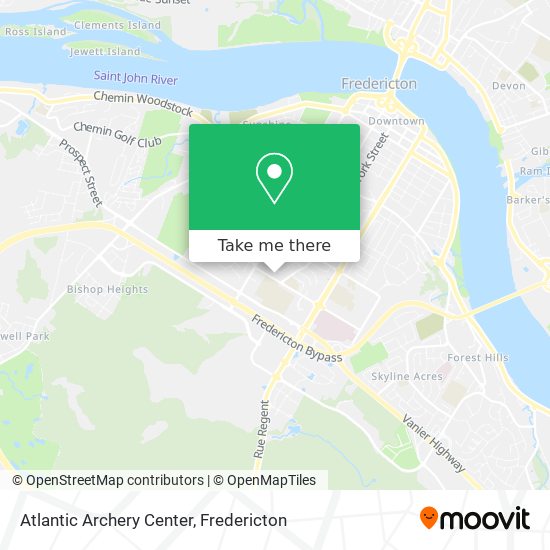 Atlantic Archery Center map