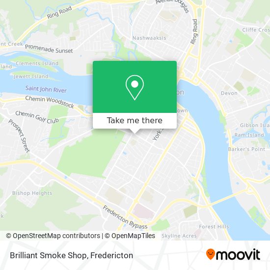 Brilliant Smoke Shop map