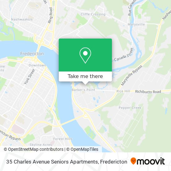 35 Charles Avenue Seniors Apartments map