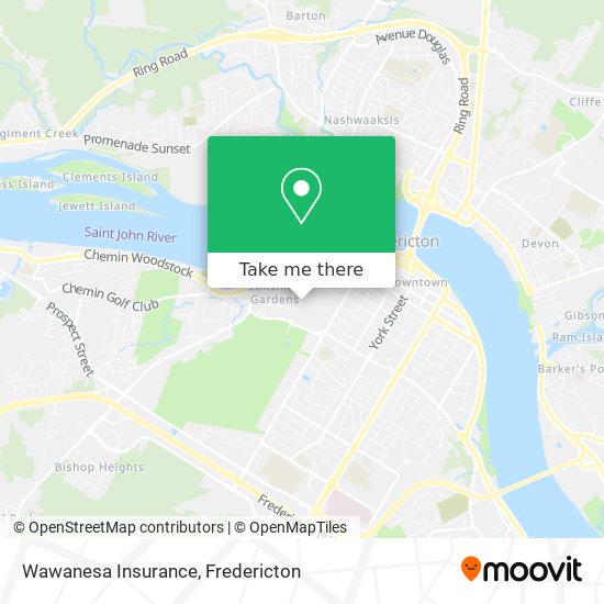 Wawanesa Insurance map