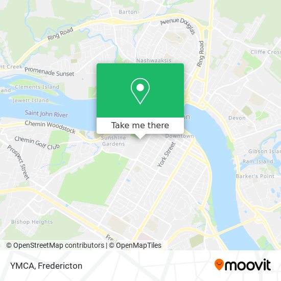 YMCA map