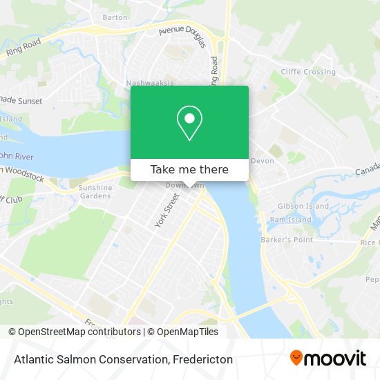 Atlantic Salmon Conservation map