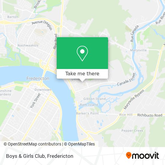 Boys & Girls Club map