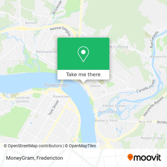 MoneyGram map