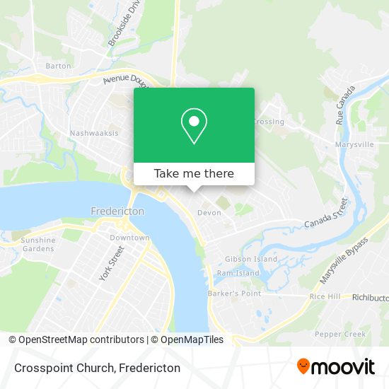 Crosspoint Church map
