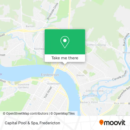 Capital Pool & Spa map