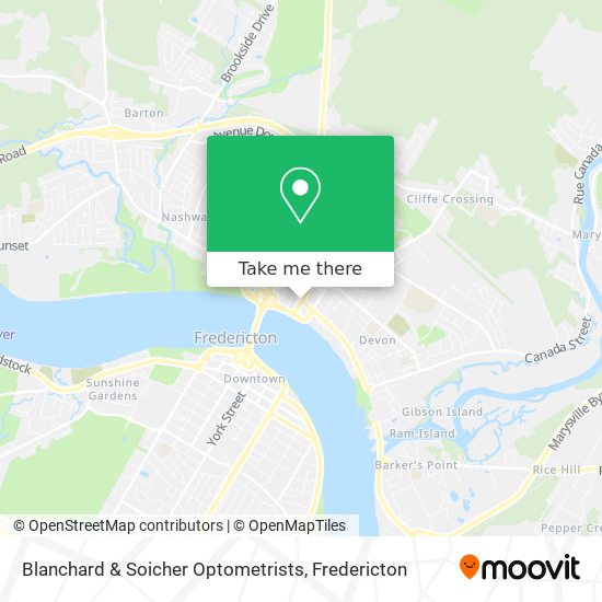 Blanchard & Soicher Optometrists map