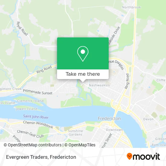 Evergreen Traders map