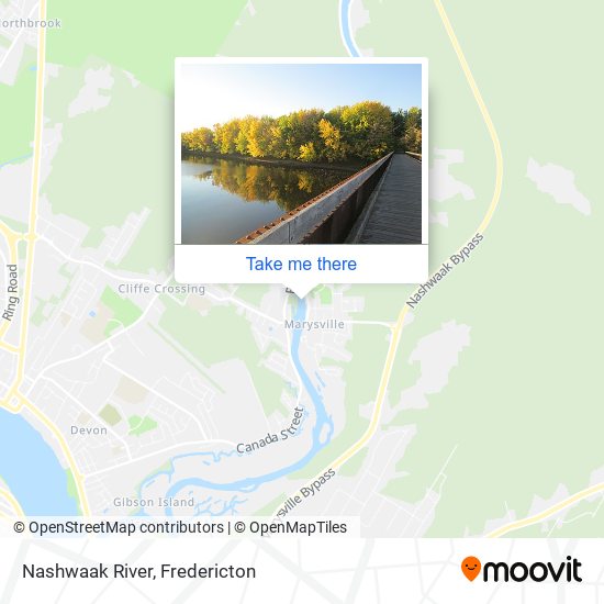 Nashwaak River map