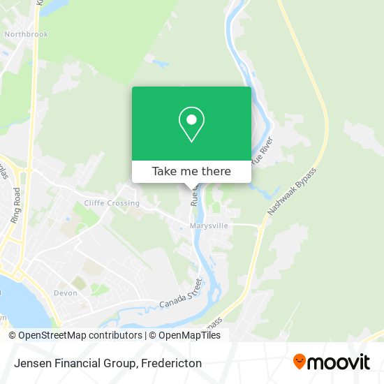 Jensen Financial Group map