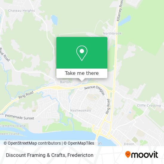 Discount Framing & Crafts map