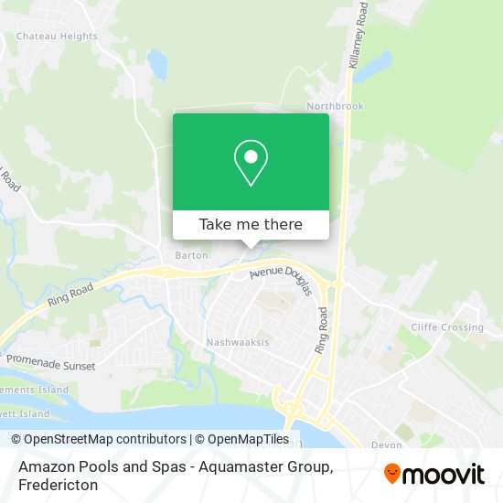 Amazon Pools and Spas - Aquamaster Group map