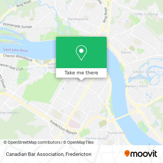 Canadian Bar Association map
