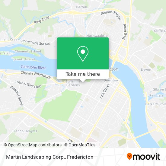 Martin Landscaping Corp. map