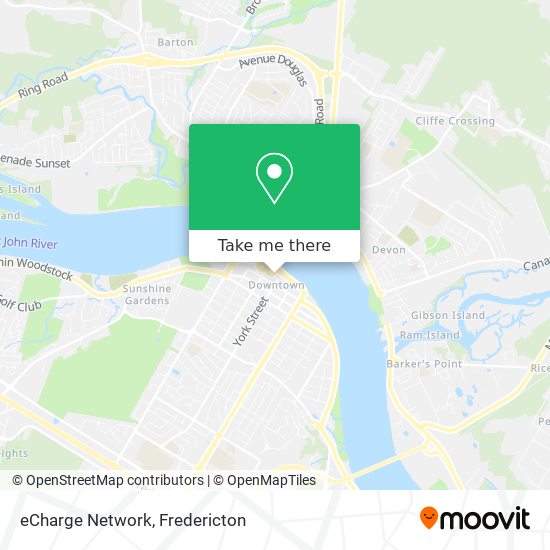 eCharge Network map