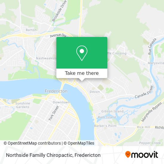 Northside Familly Chiropactic map