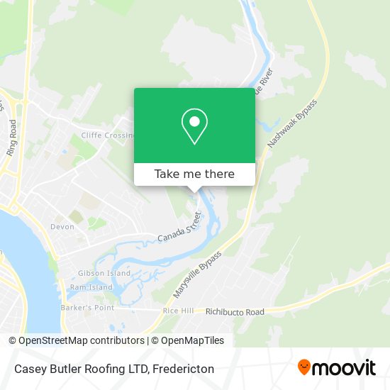 Casey Butler Roofing LTD map