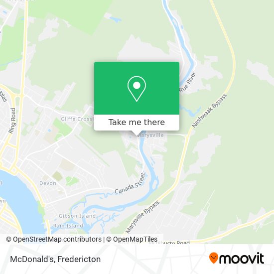 McDonald's map