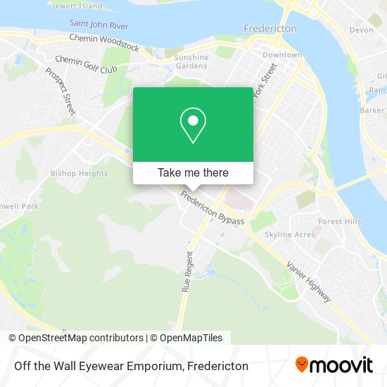 Off the Wall Eyewear Emporium map