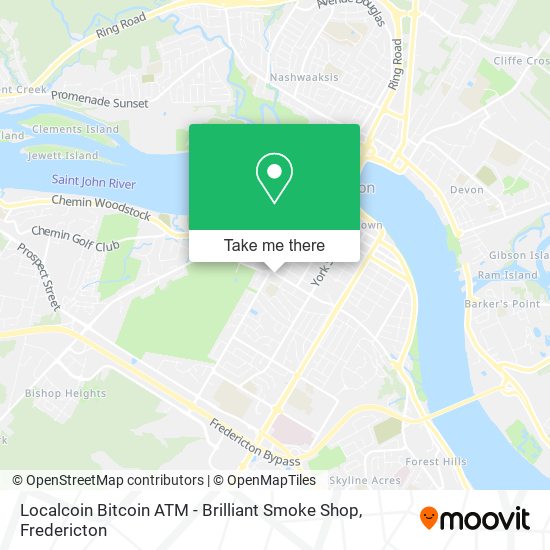 Localcoin Bitcoin ATM - Brilliant Smoke Shop map