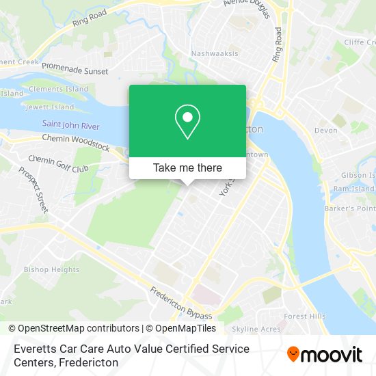 Everetts Car Care Auto Value Certified Service Centers map