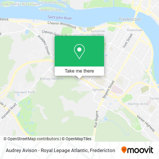 Audrey Avison - Royal Lepage Atlantic map