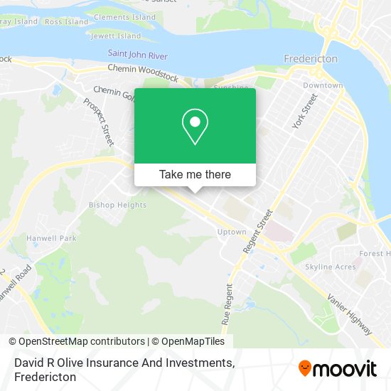 David R Olive Insurance And Investments map