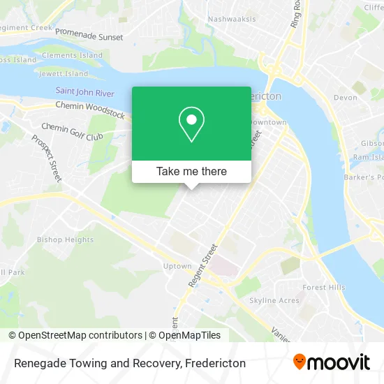 Renegade Towing and Recovery map