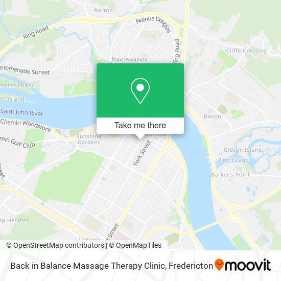 Back in Balance Massage Therapy Clinic map