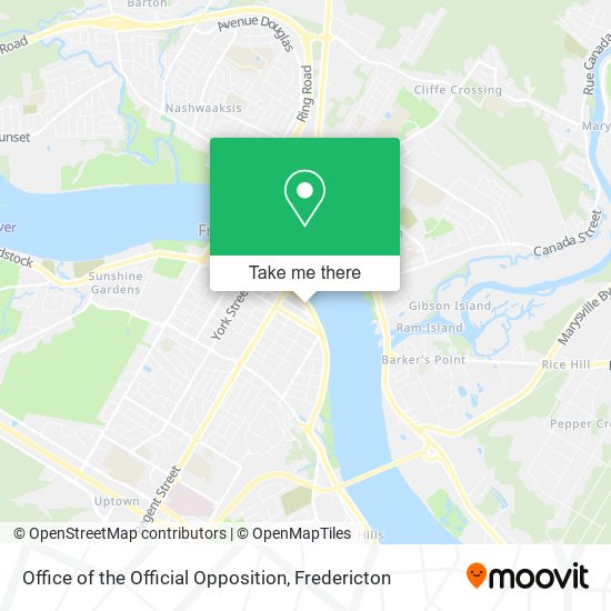 Office of the Official Opposition map