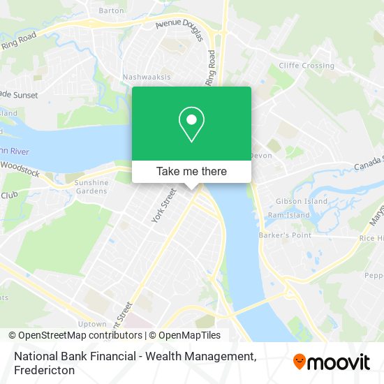 National Bank Financial - Wealth Management map