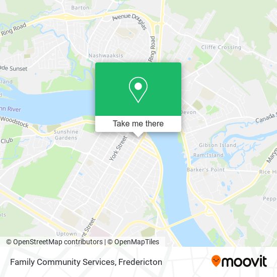 Family Community Services map