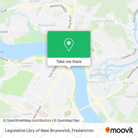 Legislative Lbry of New Brunswick plan