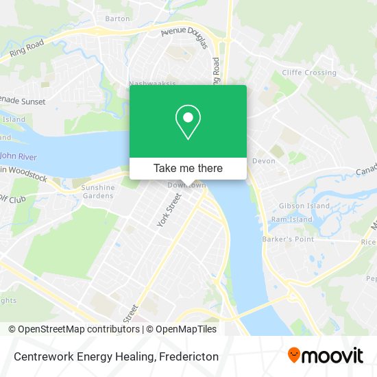 Centrework Energy Healing map