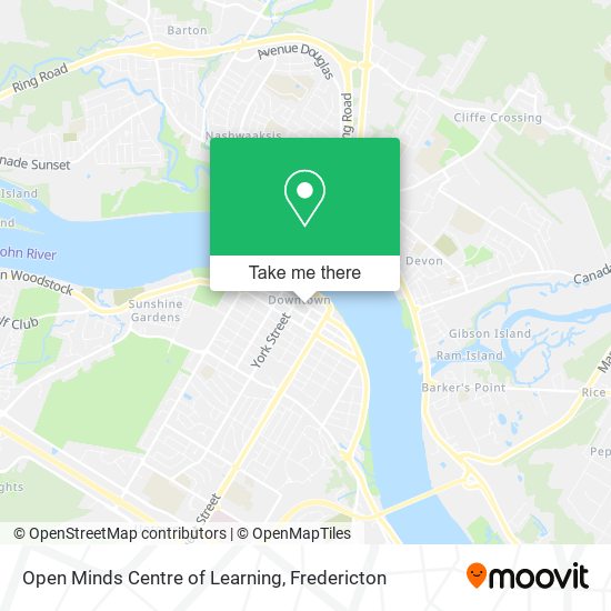 Open Minds Centre of Learning map