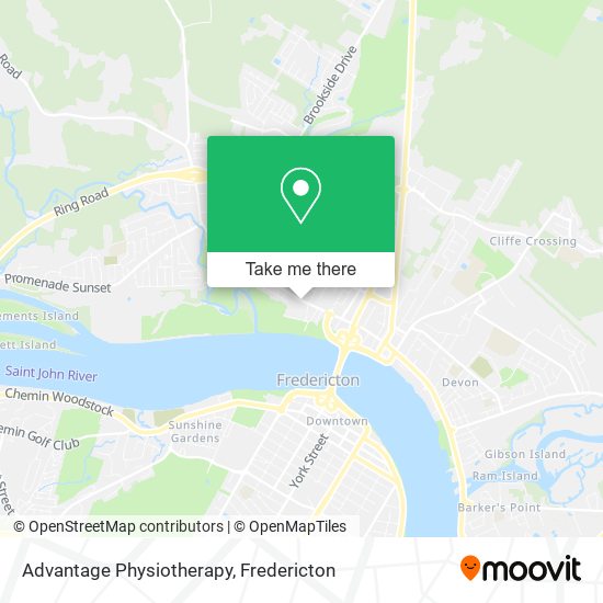 Advantage Physiotherapy map