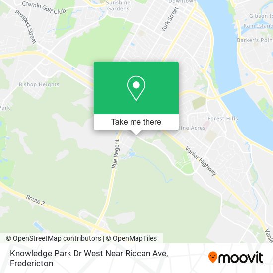 Knowledge Park Dr West Near Riocan Ave map