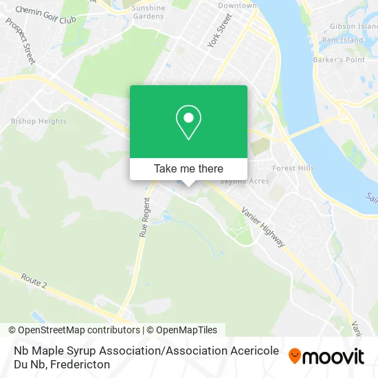 Nb Maple Syrup Association / Association Acericole Du Nb map