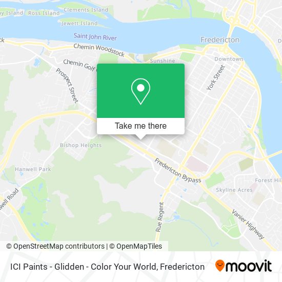 ICI Paints - Glidden - Color Your World map