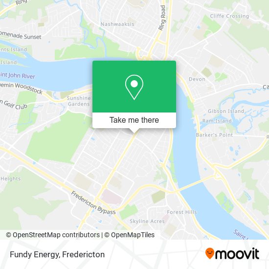 Fundy Energy map