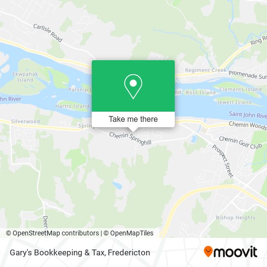 Gary's Bookkeeping & Tax map