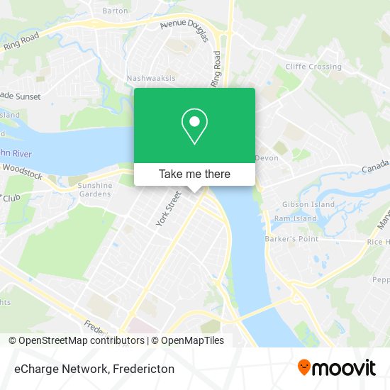 eCharge Network map