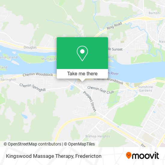 Kingswood Massage Therapy map