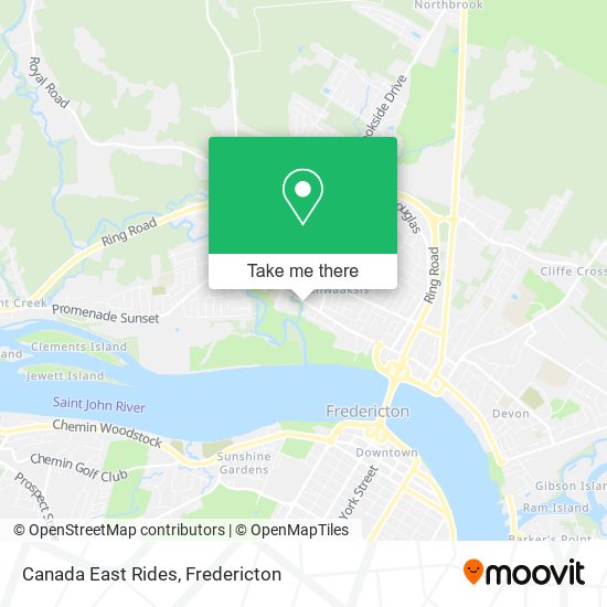 Canada East Rides plan